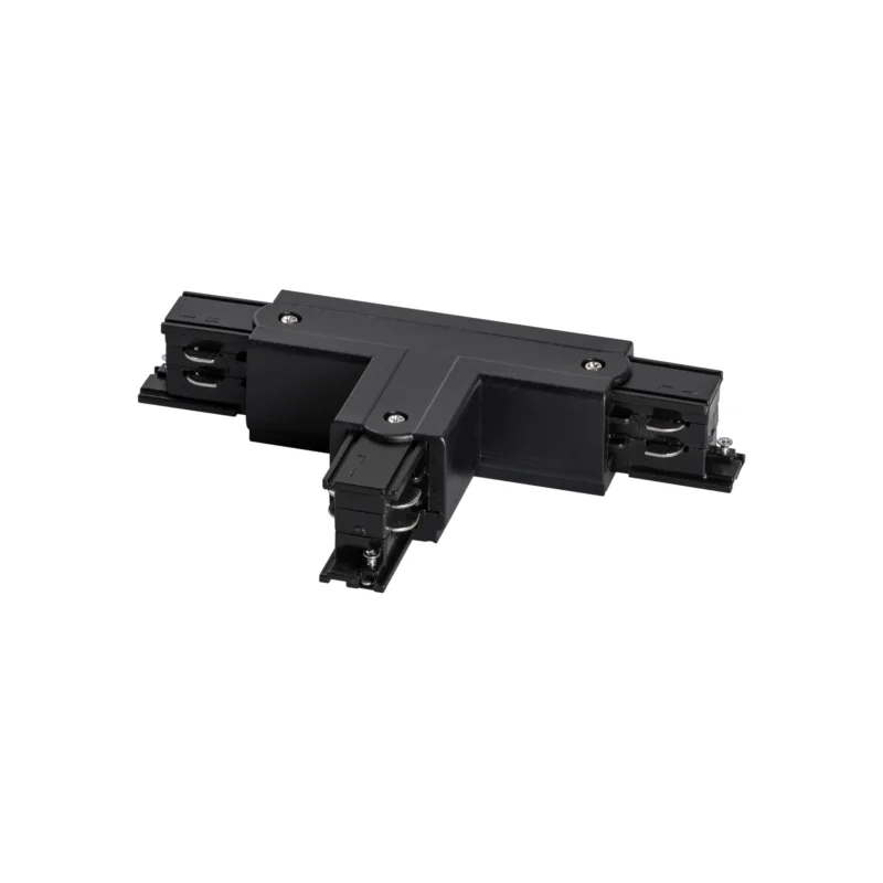 Prolumia 3-Fase rail, T-koppelstuk (aarde buitenzijde rechts), zwart Dagaanbieding