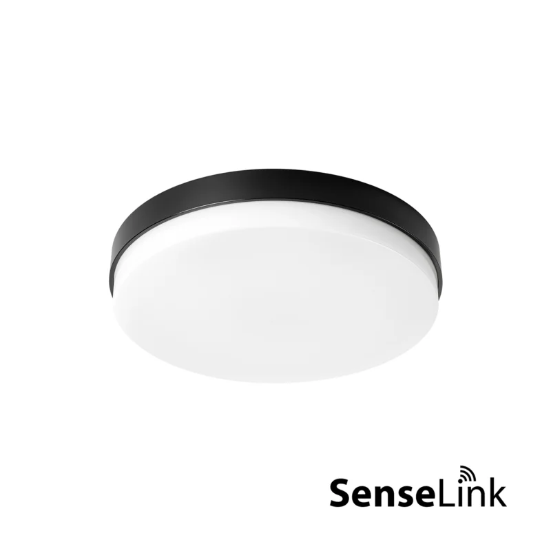 Prolumia Prodisc III Mini, opbouw, Ø 267 mm, max 9,5 W, SenseLink sensor, zwart - 3000-3500-4000K, Ra80, AF2, 120°, IP54 Exclusieve Aanbieding