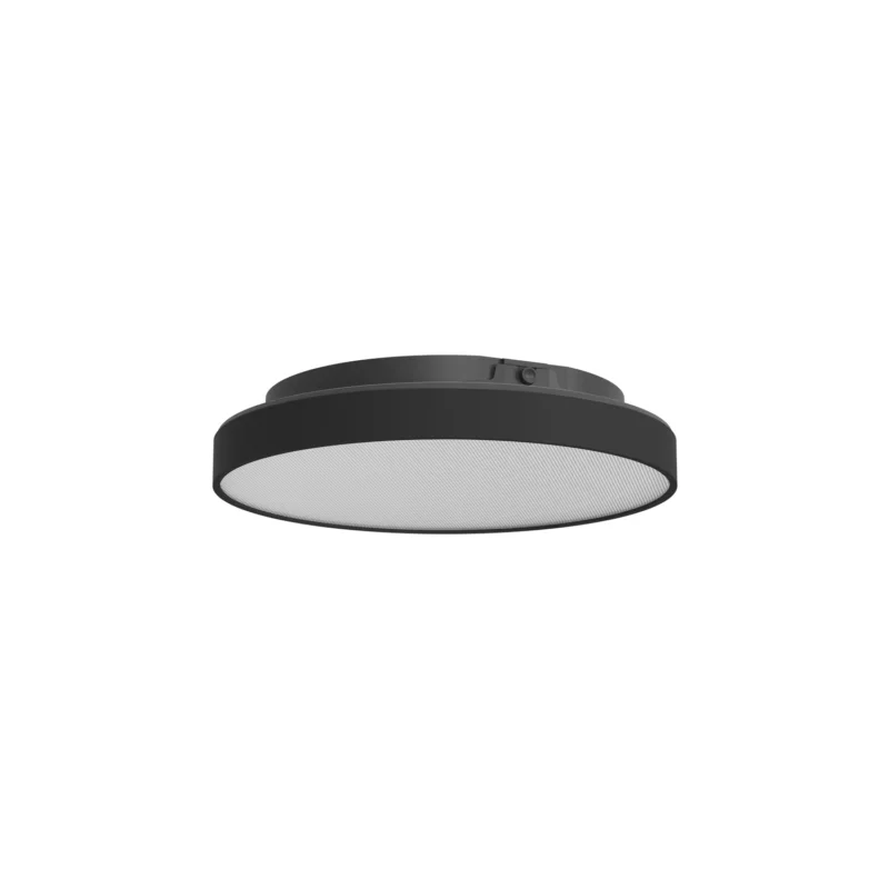 Prolumia Prodisc Helios Mini, opbouw, Ø290, max.11W, sensor + nood, zwart, 3000-3500-4000K, Ra80, AF2, 90°, IP40 Op = Op
