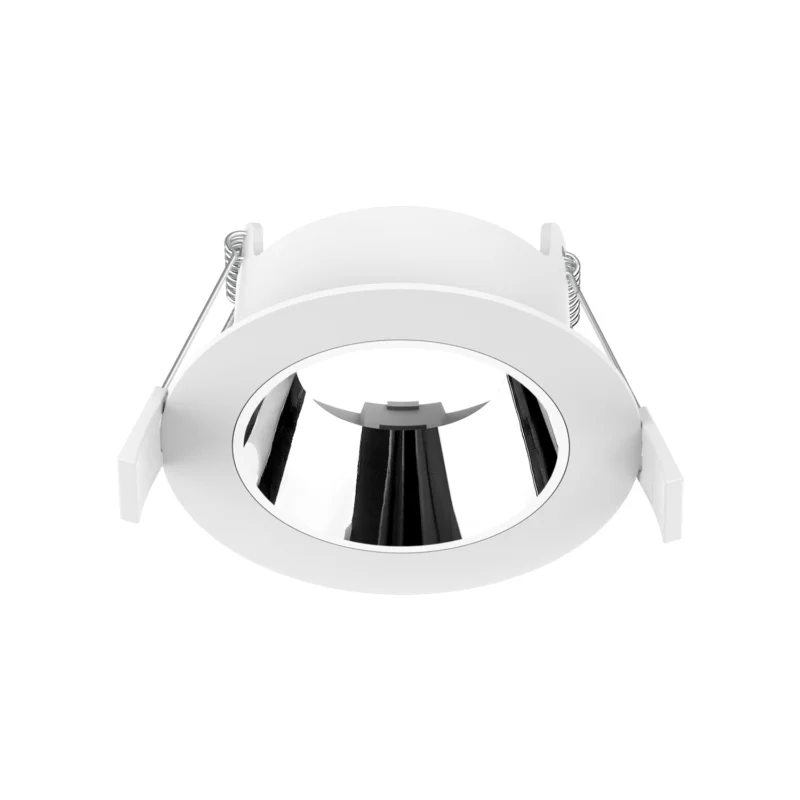 Prolumia Pro-Ambiance, inbouwring/anti-glare, voor Ø 58 mm module, rond, vast, wit/spiegelend, sparing-Ø 76 mm, buiten-Ø 95 mm, IP65 Speciale Aanbieding