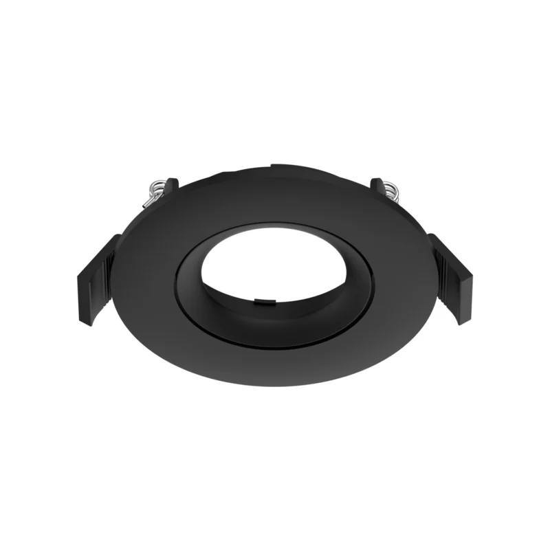 Prolumia Pro-Ambiance, inbouwring, voor Ø 58 mm module, rond, verstelbaar, zwart, sparing-Ø 76 mm, buiten-Ø 95 mm, IP44 Alleen Vandaag