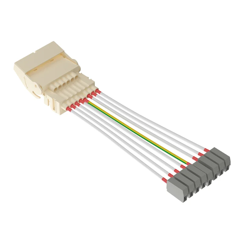 Prolumia Pro-Line Linear - Aansluitset - 8-Polig - incl. Feed-In Connector / 2 x Wartel / 2 x Eindkap & Isolatiecover - complete set voor 8-polige lichtlijn Direct Verzonden