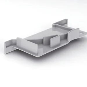 Prolumia Eindkap muur, met kabelgat links, PVC Lage Prijs