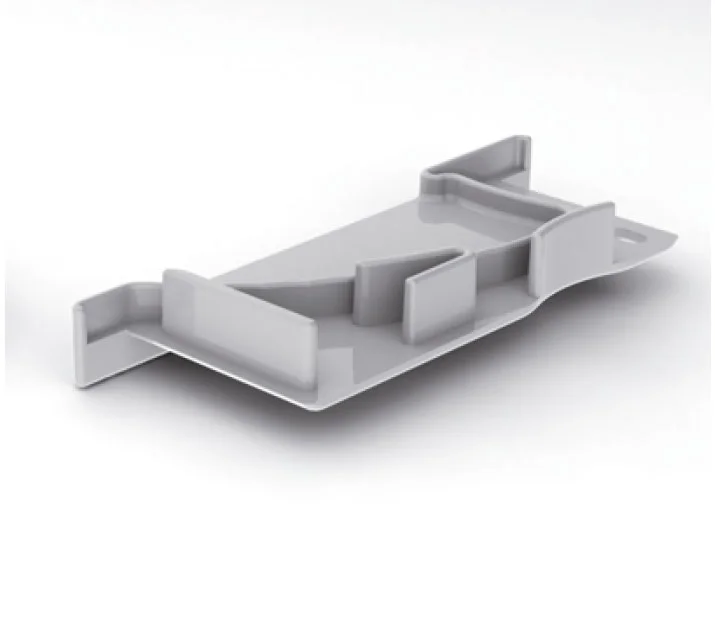 Prolumia Eindkap muur, met kabelgat links, PVC Lage Prijs