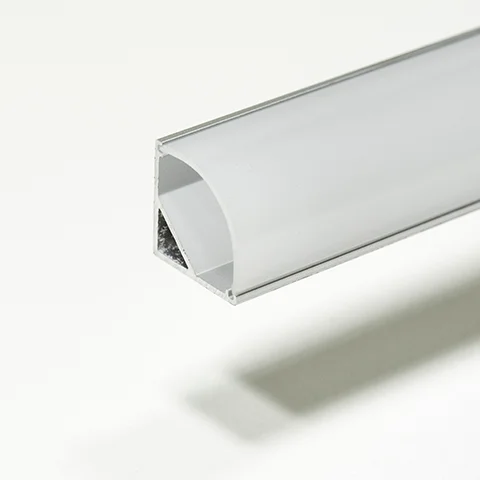 Prolumia Aluminium profiel 2m, Opbouw, hoekprofiel rond 16mm Weekendaanbieding