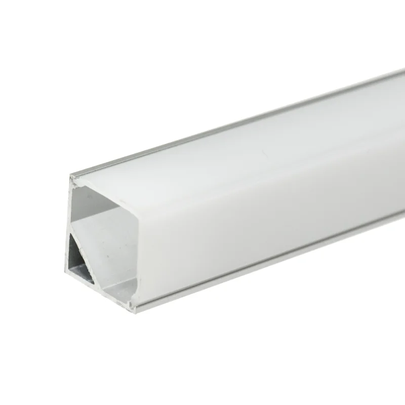 Prolumia Lens, transparant, Opbouw, hoekprofiel rond 16mm Fabrieksprijs
