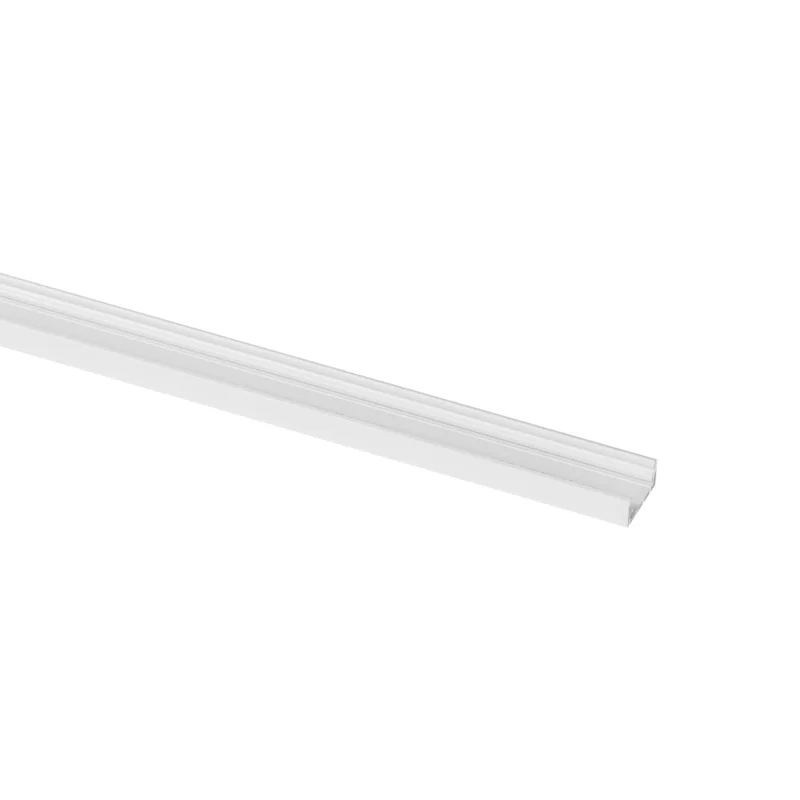 Koop Online Prolumia Top Line Aluminium profiel 3m, wit RAL 9003 mat, Opbouw, 8mm