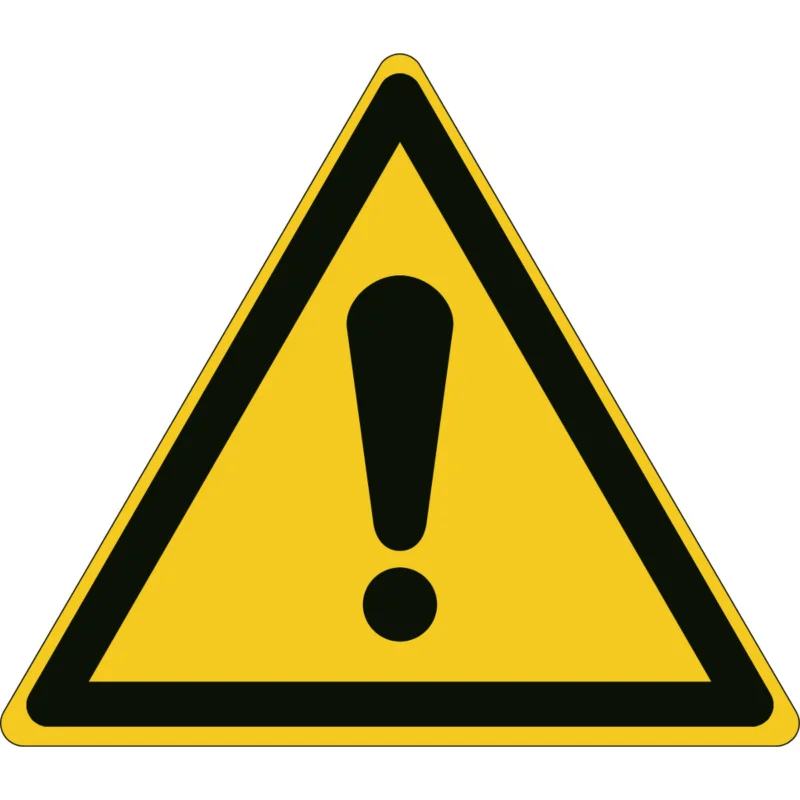 Betaalbaar Brady - Waarschuwingspictogram - ISO Veiligheidspictogram - Waarschuwing - PIC W001-Tri 100-AL-CRD/1 - 826622 - 86826622