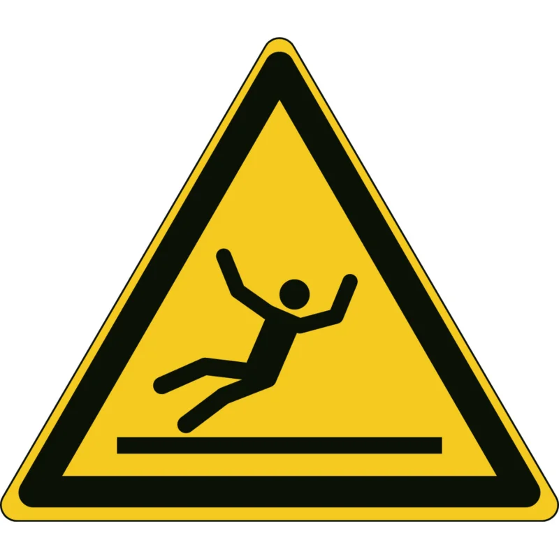 Alleen Vandaag Brady - Waarschuwingspictogram - ISO Veiligheidspictogram - Waarschuwing Glad oppervlak - PIC W011-Tri 100-PP-CRD/1 - 827951 - 86827951
