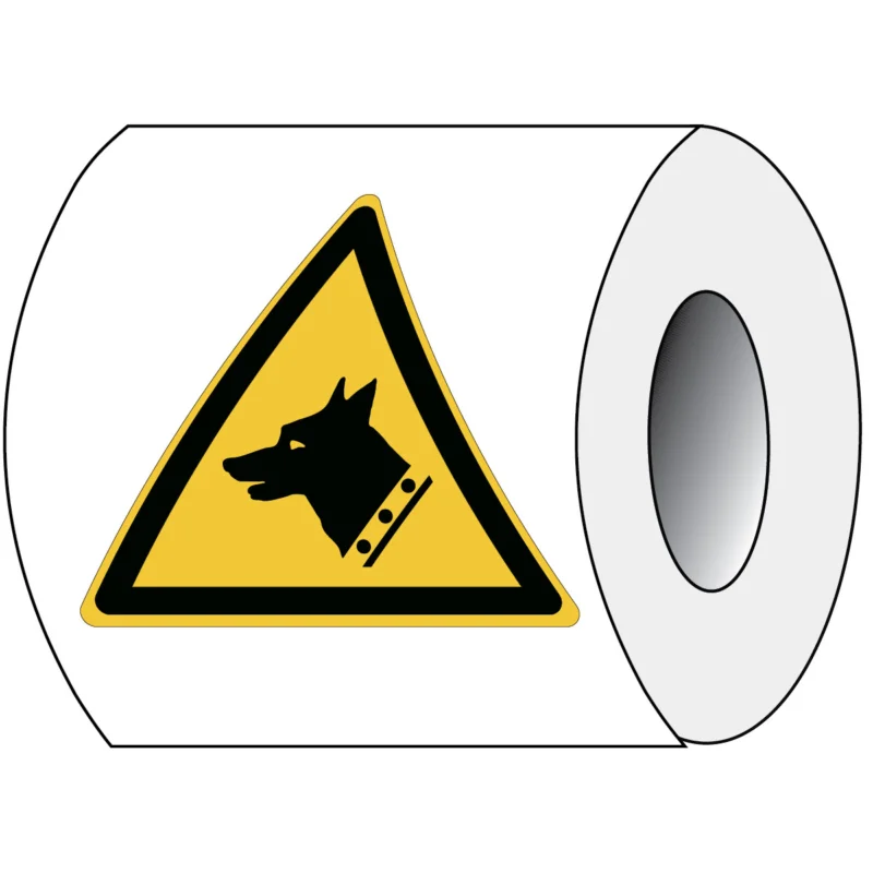 Aanbieding Brady - Waarschuwingspictogram - ISO Veiligheidspictogram - Waarschuwing Waakhond - PIC W013-Tri 025-PE-ROLL/1 - 828238 - 86828238