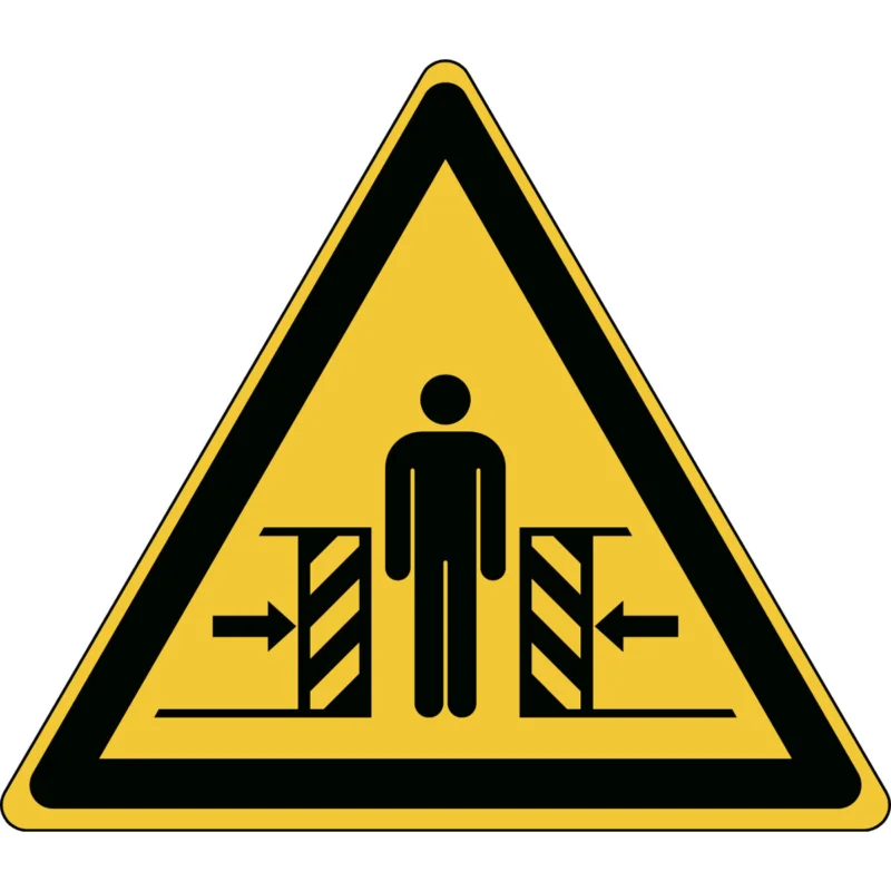 Beperkt Aanbod Brady - Waarschuwingspictogram - ISO Veiligheidspictogram - Waarschuwing knellingsgevaar - PIC W019-Tri 200-PP-CRD/1 - 829136 - 86829136