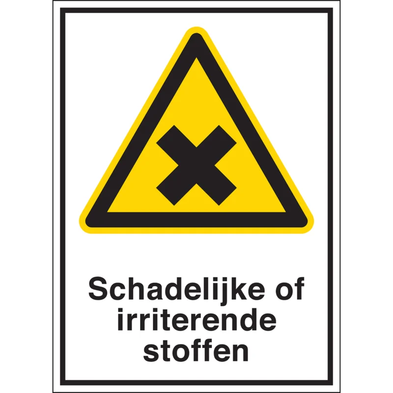 Brady - Waarschuwingspictogram - Pictogram voor identificatie van gevaarlijke stoffen - Schadelijke of irriterende stoffen - Schadelijke of irriterende stoffen - STN 169-148X210-B7541 - 223545 - 86223545 Betaalbaar