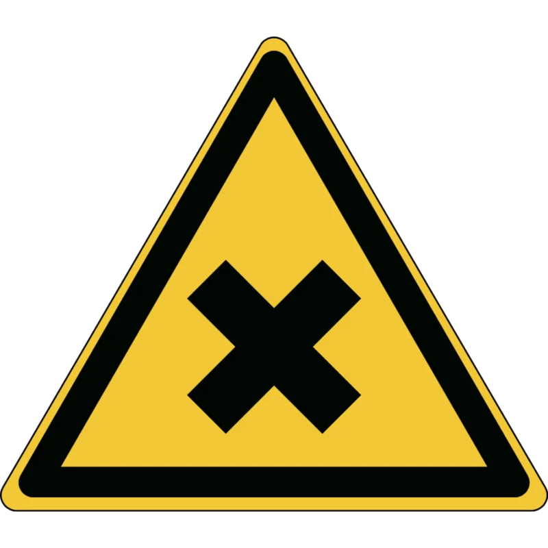 Brady - Waarschuwingspictogram - Pictogram voor identificatie van gevaarlijke stoffen - Schadelijke of irriterende stoffen - PIC 321-TRI 100-B7541 (BRANDED) - 250264 - 86250264 Gratis Retour