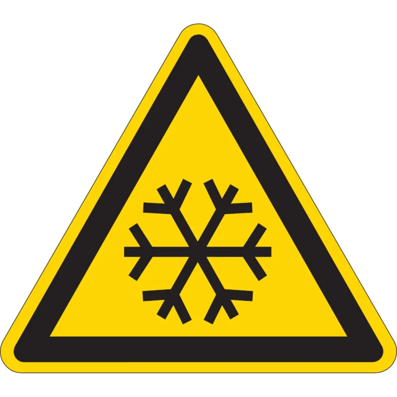 Brady - Waarschuwingspictogram - Waarschuwingspictogram - Lage temperaturen - PIC 323-TRI 200-B7541 - 250271 - 86250271 Gereduceerde Prijs