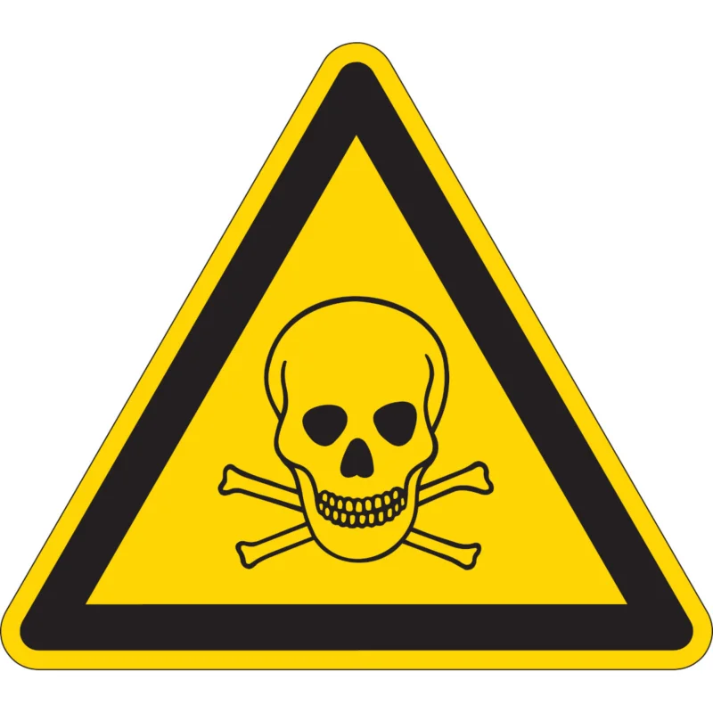 Actieprijs Brady - Waarschuwingspictogram - Pictogram voor identificatie van gevaarlijke stoffen - Giftige stoffen - PIC 302-TRI 315-B7527 - 252205 - 86252205