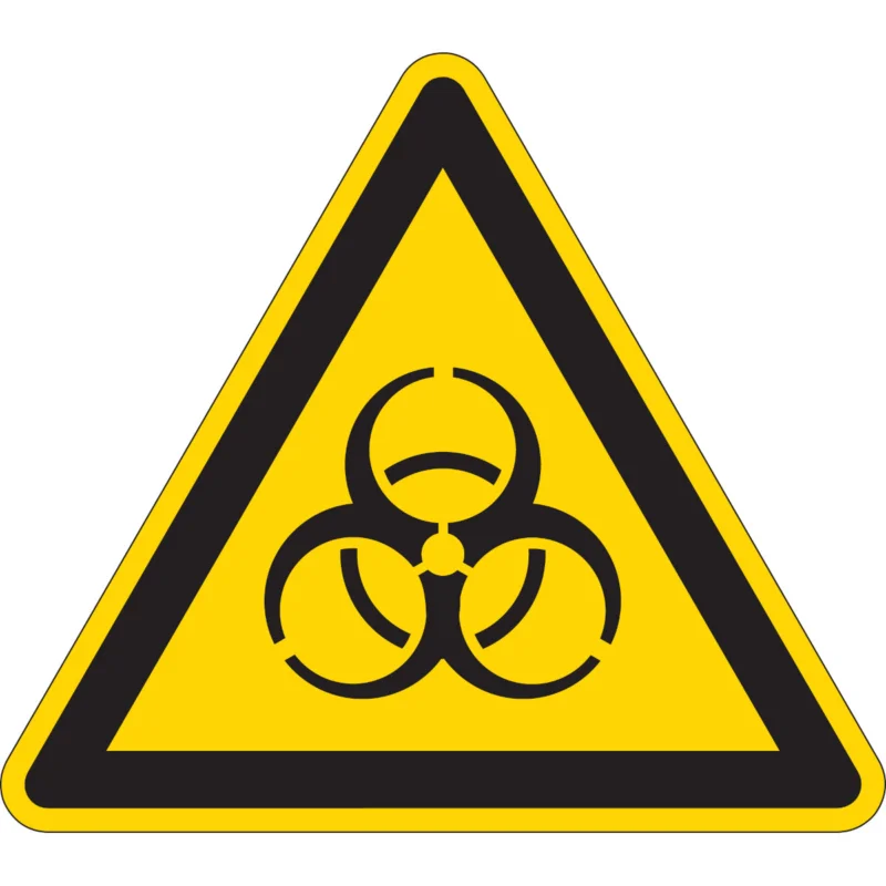 Alleen Vandaag Brady - Waarschuwingspictogram - Pictogram voor identificatie van gevaarlijke stoffen - Biologisch besmettingsgevaar - PIC 312-TRI 200-B7527 - 252224 - 86252224