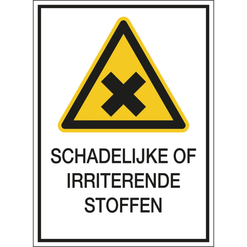 Beste Prijs Brady - Waarschuwingspictogram - A5 Sign - Schadelijke of irriterende stoffen - PIC 321-N-A5-B7541 - 809012 - 86809012