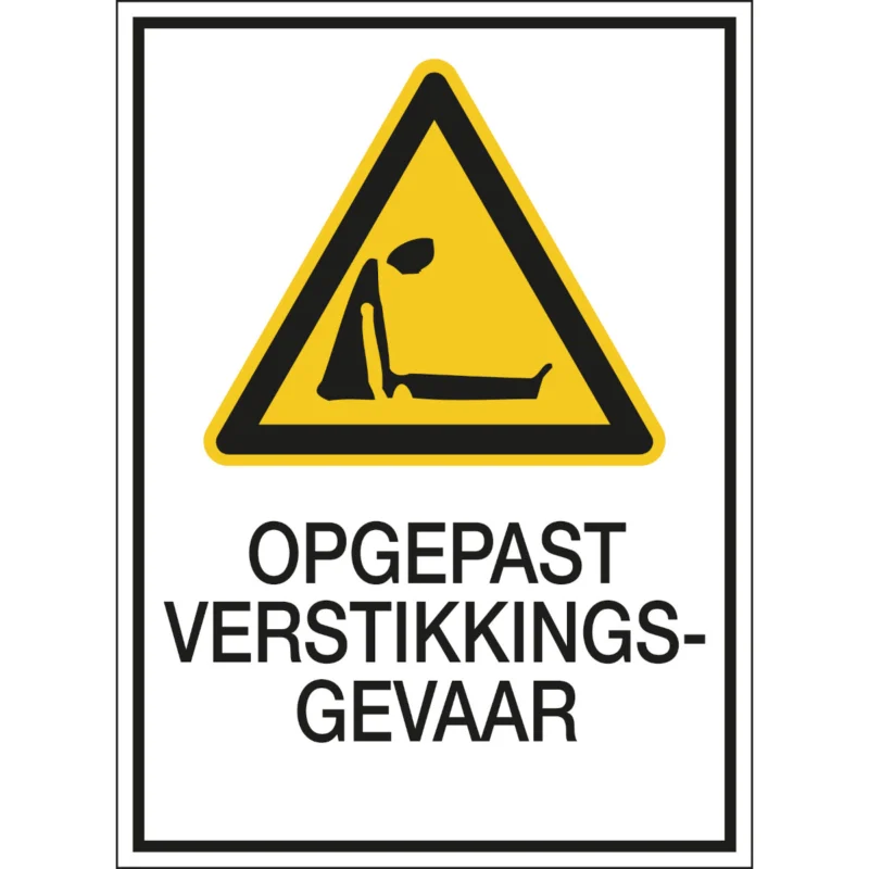 Brady - Waarschuwingspictogram - A4 Sign - Opgepast verstikkingsgevaar - PIC 482-N-A4-B7527 - 811316 - 86811316 Beste Prijs