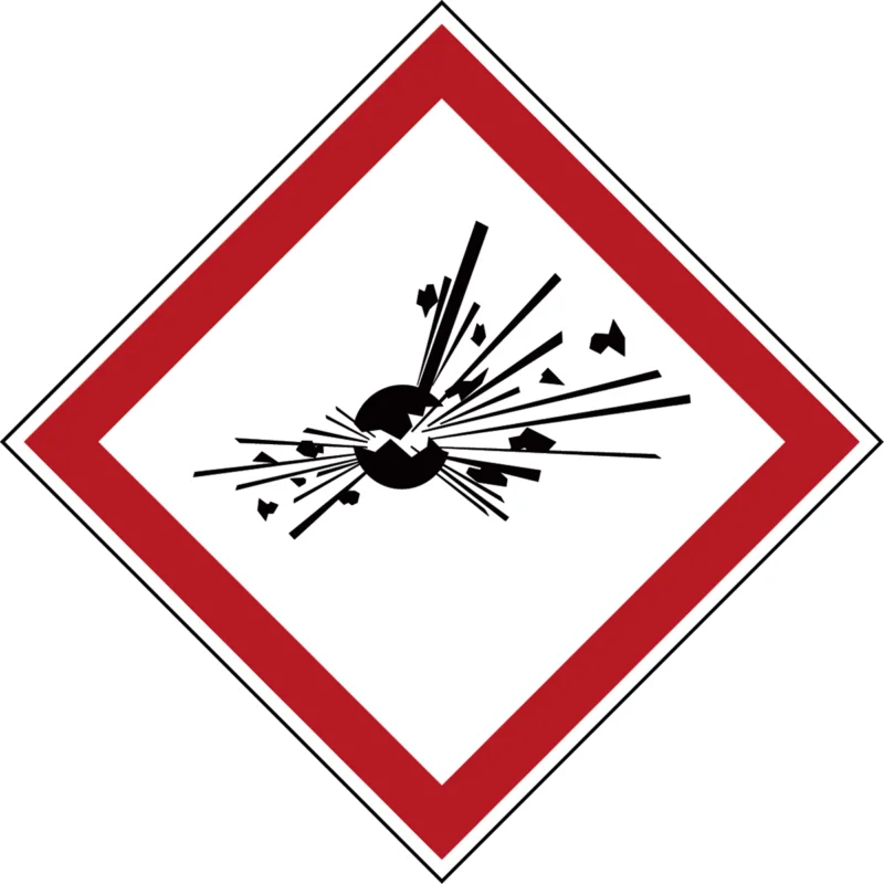 Actieprijs Brady - Gevaarlijke stoffen pictogram - GHS Symbool - GHS01 - Explosiegevaar - PIC 1801-21*21-B7541-RLL-DC - 834184 - 86834184