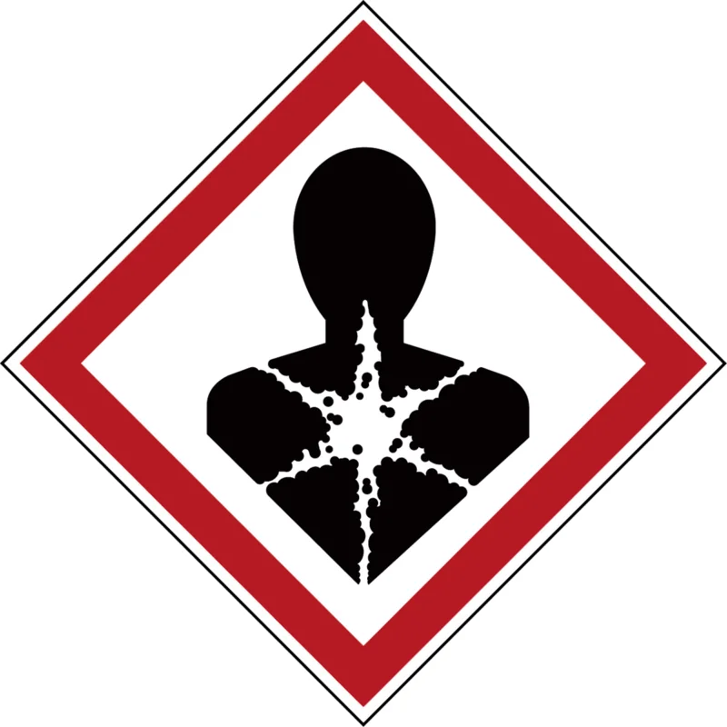 Brady - Gevaarlijke stoffen pictogram - GHS Symbool - GHS08 - Lange termijn gezondheidsschadelijk - PIC 1807-21*21-B7541-RLL-DC - 834187 - 86834187 Actieprijs