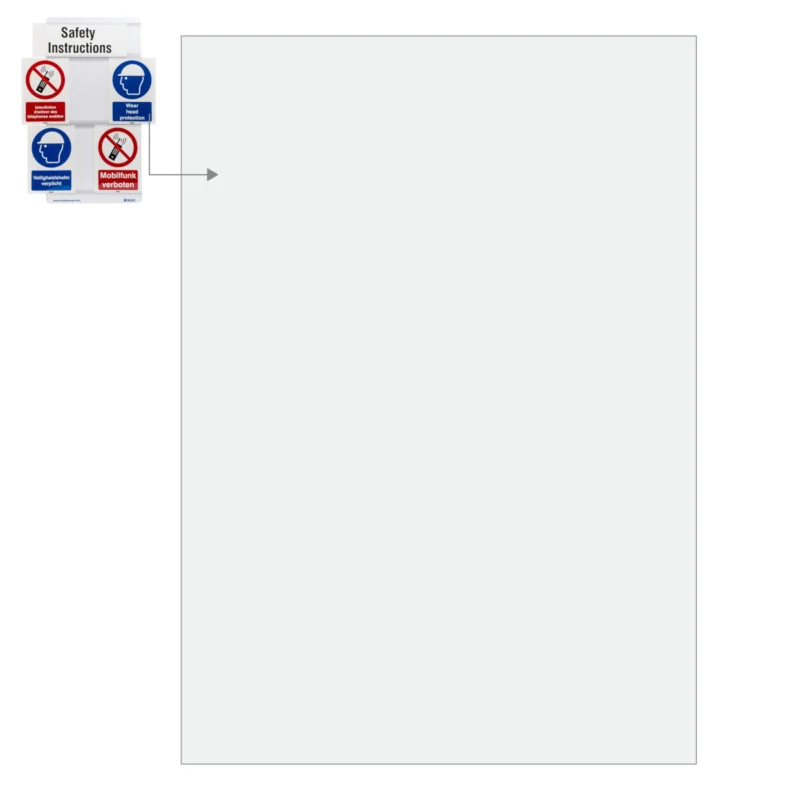 Beste Prijs Brady - Overige pictogrammen - Verwisselbare veiligheidsborden – Blanco A5-inschuifbord - SLIDER INSERT-PP-148x210mm-BLANK - 195907 - 86195907