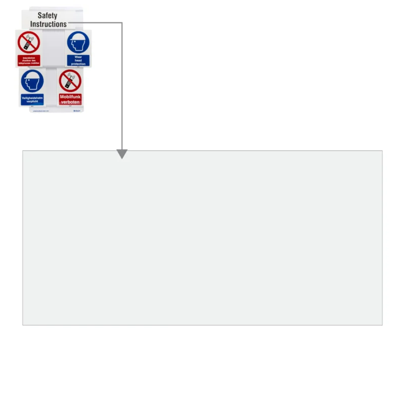 Actieprijs Brady - Overige pictogrammen - Verwisselbare veiligheidsborden – Blanco titel - SLIDER TITLE-PP-296x150mm-BLANK - 195909 - 86195909