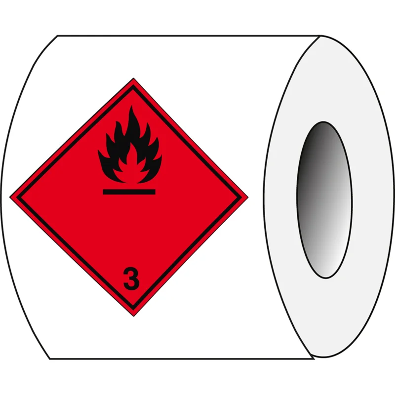 Brady - Gevaarlijke stoffen pictogram - Vervoerspictogram - Ontvlambaar (brandbare vloeistof) - ADR 3ARL-100*100-B7541 - 223575 - 86223575 Korting