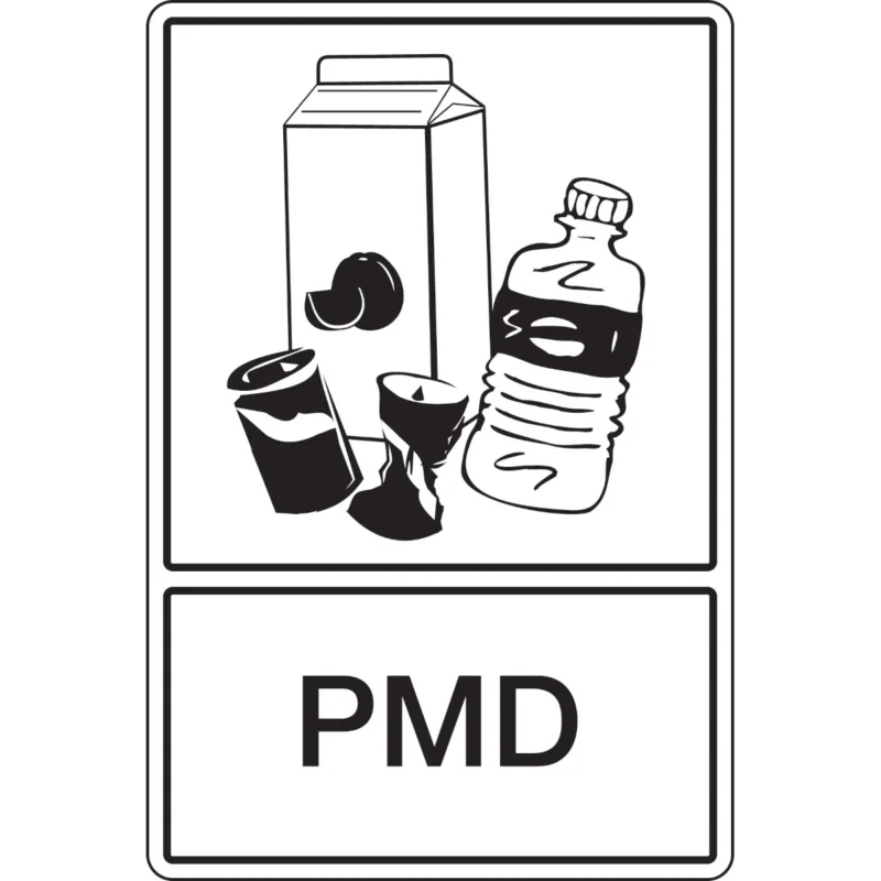 Brady - Overige pictogrammen - Recyclagepictogram - PMD - PMD - STN 959-300X450-B7541 - 227294 - 86227294 Flitsaanbieding