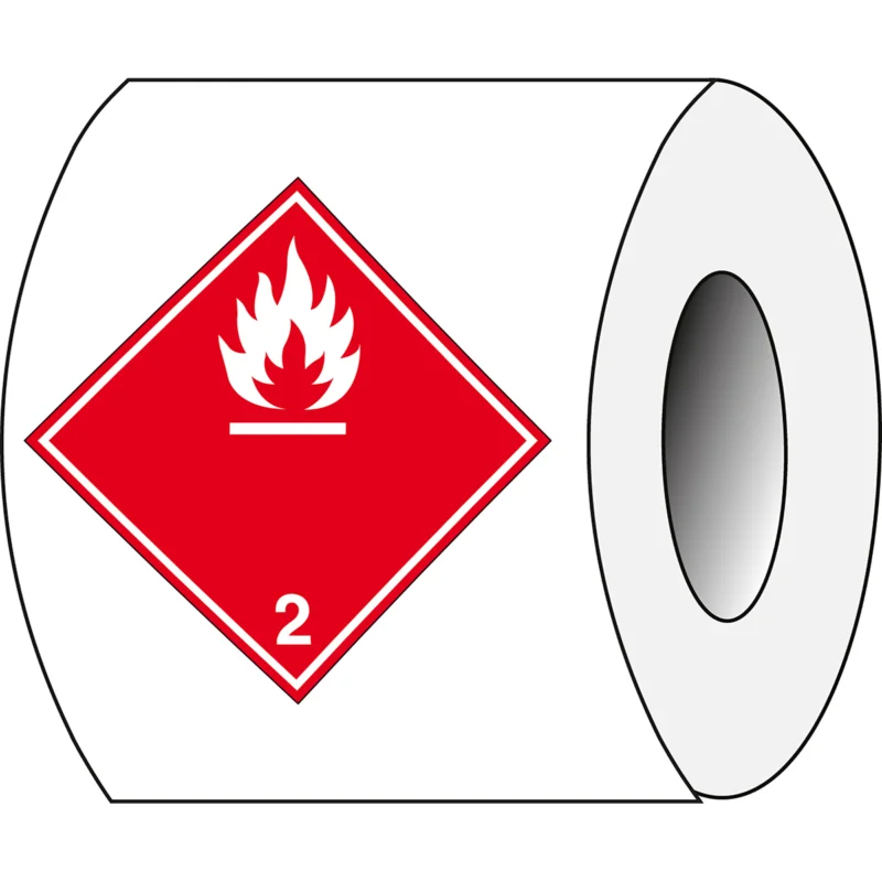 Brady - Gevaarlijke stoffen pictogram - Vervoerspictogram - Licht ontvlambaar gas - ADR 2.1B-100*100-B7541 - 227596 - 86227596 Koop Online