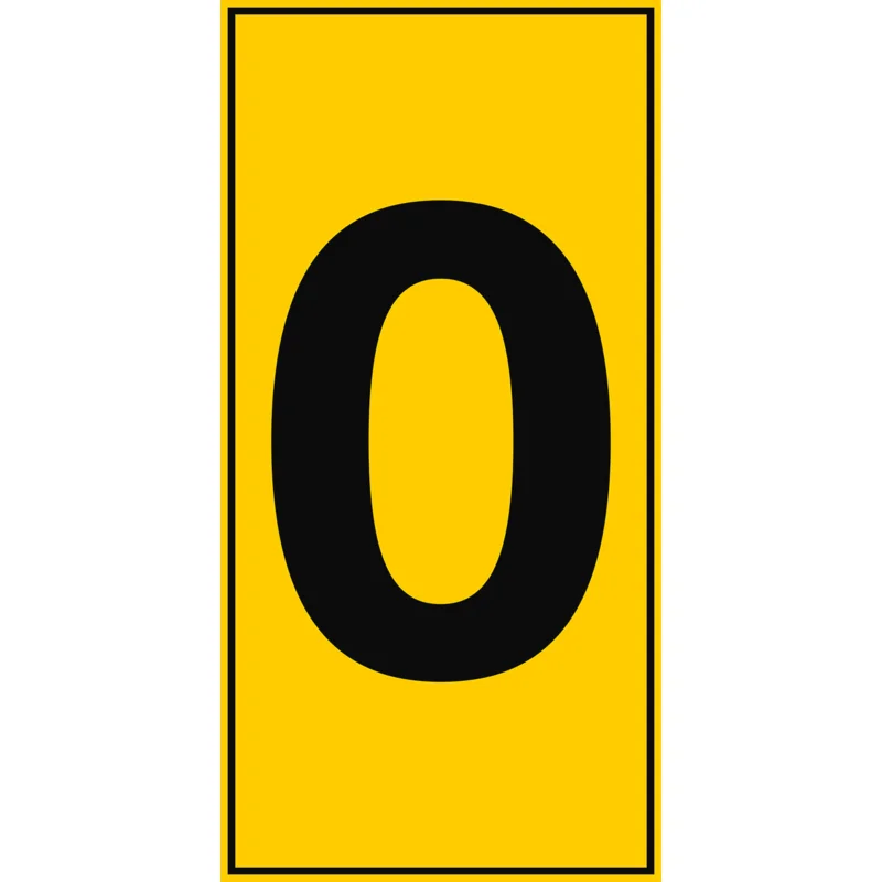 Brady - Overige pictogrammen - ToughWash - Cijfer - I/Y000/TW-150X300-1 - 237699 - 86237699 Express Levering