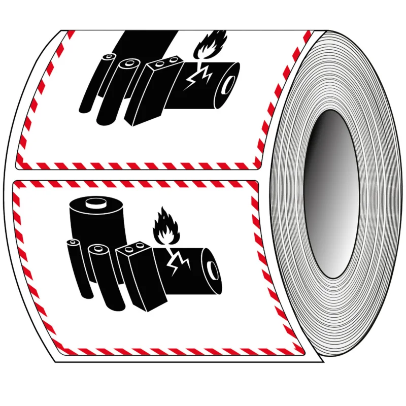 Brady - Overige pictogrammen - Verpakkingslabel voor lithium-ionbatterijen - T/ADR-LBM/NT-PAP-105X74-1000 - 237810 - 86237810 Rechtstreeks Van De Fabrikant