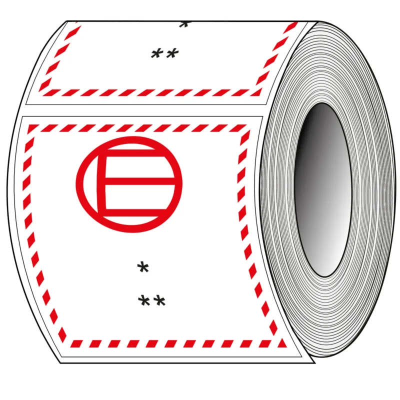 Brady - Gevaarlijke stoffen pictogram - Vervoerspictogram – ADR – Uitgezonderde hoeveelheden - T/ADRQE-PAP-100X100-1000-Custom - 237835 - 86237835 Merkproduct