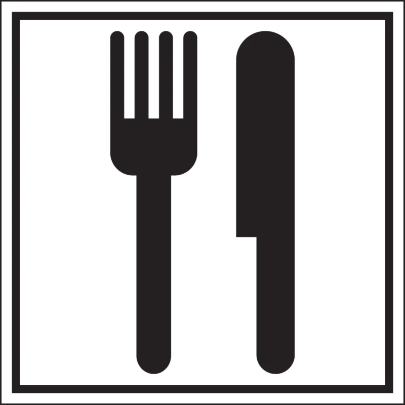 Brady - Overige pictogrammen - Informatietekens - Kantine - PIC 450-200X200-B7541 - 250550 - 86250550 Voordeelprijs