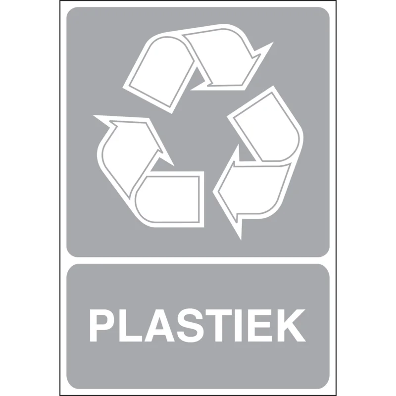 Brady - Overige pictogrammen - Recyclagepictogram - Plastiek - PLASTIEK - STN 118-210X297-B7541 - 251294 - 86251294 Tijdelijk Beschikbaar