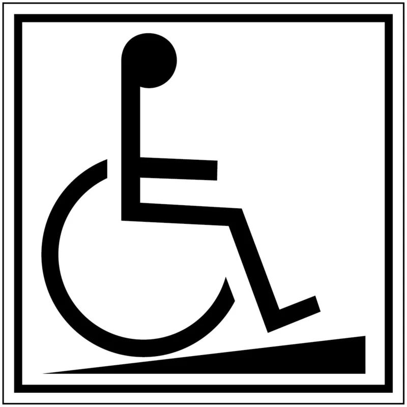 Brady - Overige pictogrammen - Informatietekens - Hellend vlak - PIC 292-200X200-B7527 - 252307 - 86252307 Tijdelijk Beschikbaar