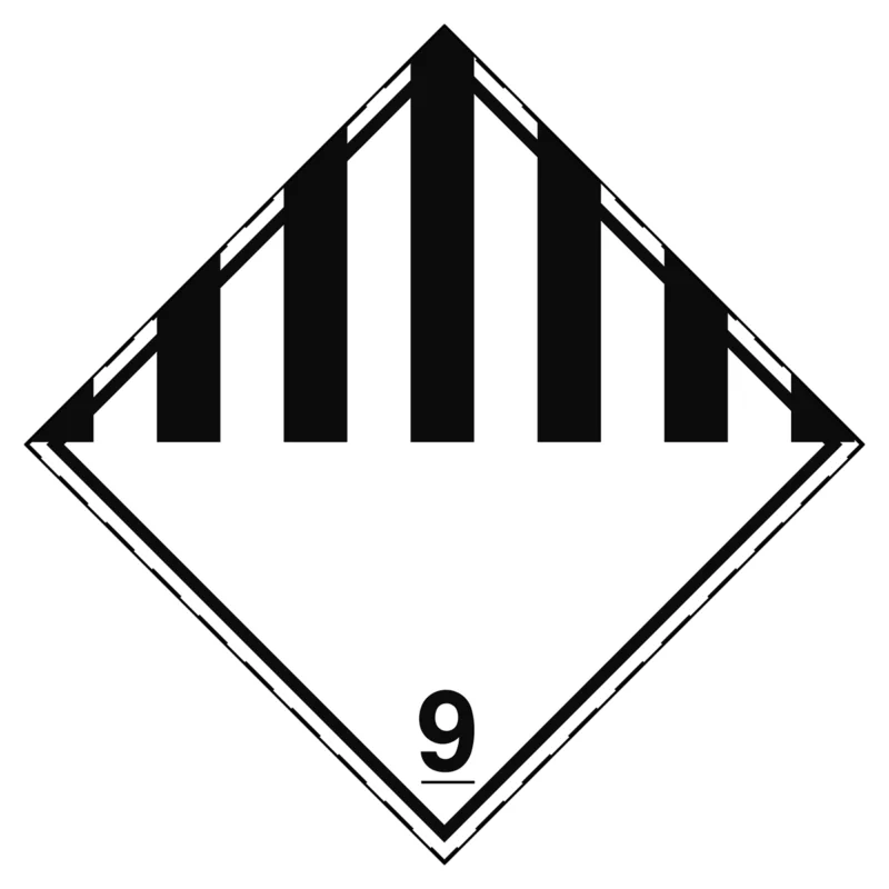 Brady - Gevaarlijke stoffen pictogram - Vervoerspictogram - Diverse gevaarlijke stoffen - ADR 9-100*100-B7541 - 257526 - 86257526 Populair
