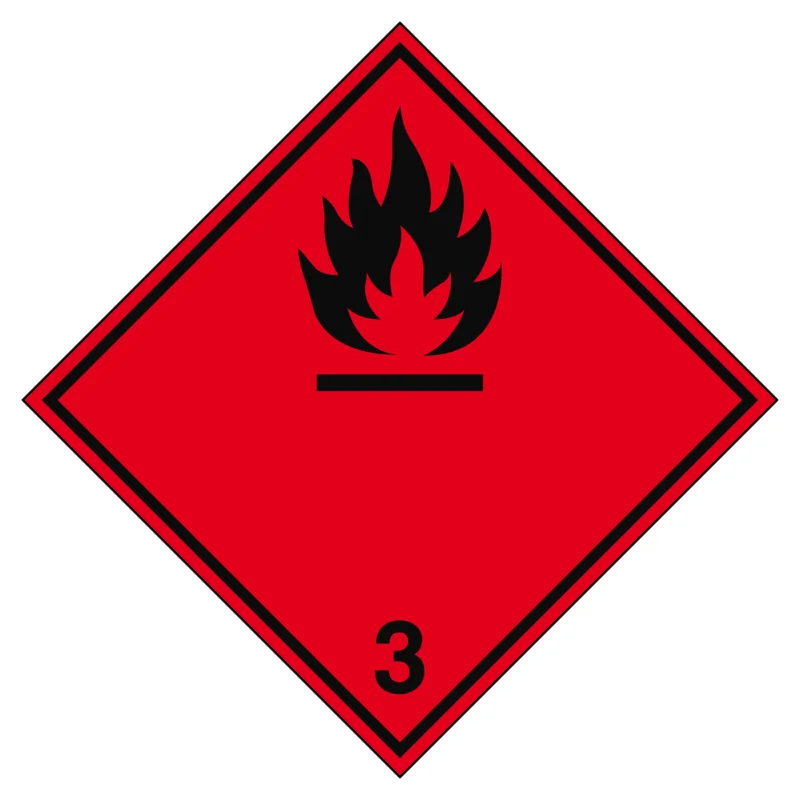 Brady - Gevaarlijke stoffen pictogram - Vervoerspictogram - Ontvlambaar (brandbare vloeistof) - ADR 3A-297*297-B7525 - 258947 - 86258947 Goedkoop