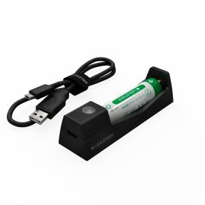 Ledlenser - Accessoires - 14500 Li-ion Batterij 750mAh & oplader - 500986 - voor P5 Core/P5R Core/Work/iH5/iH5R/MH3/4/5/ML4/WL Favoriet