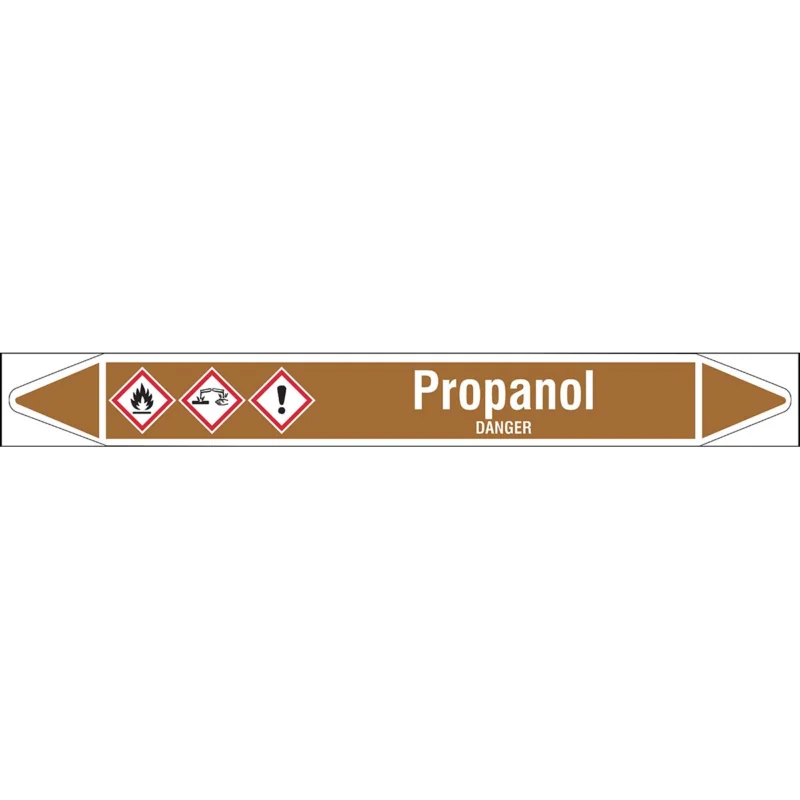 Bestel Nu Leidingmarkering rol - PROPANOL355X37RL-T1-LL-P18