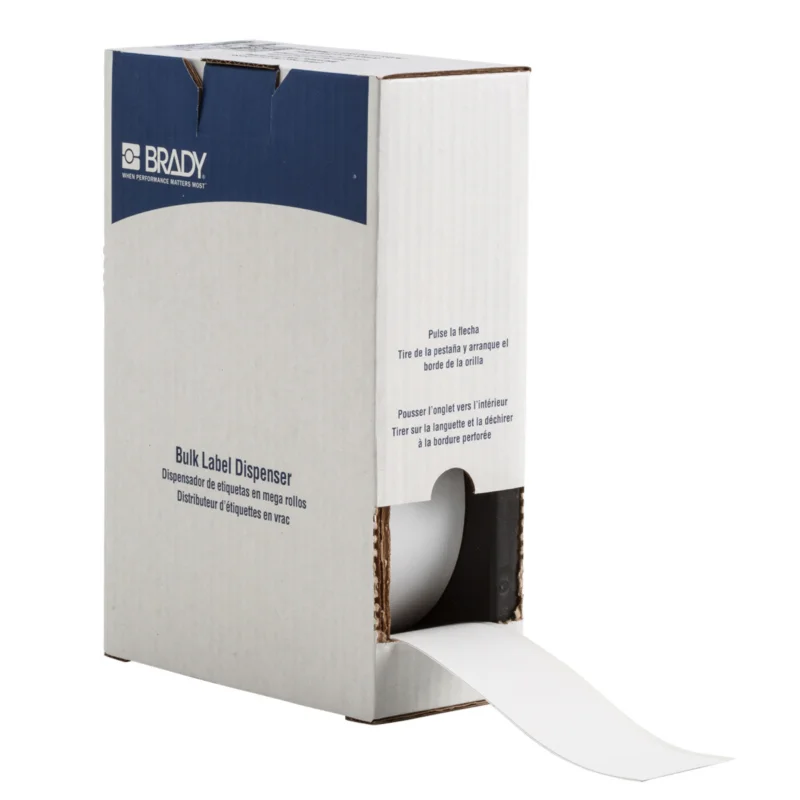 Brady - Algemene identificatie - Metaaldetecteerbare ToughWash™-labels bestand tegen agressieve reinigingsprocessen voor M710 en BMP71 - BM7C-2000-854-WT - 173468 - 87173468 Hoge Kwaliteit