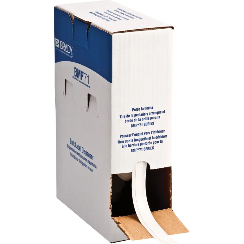 Brady - Algemene identificatie - Herpositioneerbare multifunctionele labels uit vinylweefsel voor M610, M611, BMP61, M710 en BMP71 - BMC-375-498 - 173476 - 87173476 Direct Beschikbaar