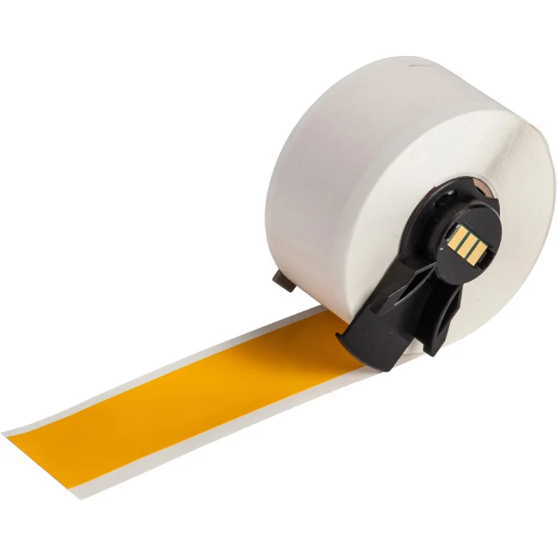 Brady - Algemene identificatie - Multifunctionele vinyllabels voor M610, M611, BMP61, M710 (met labelrolgeleider) en BMP71 (met labelrolgeleider) - M6C-1000-439-YL - 174314 - 87174314 Premium