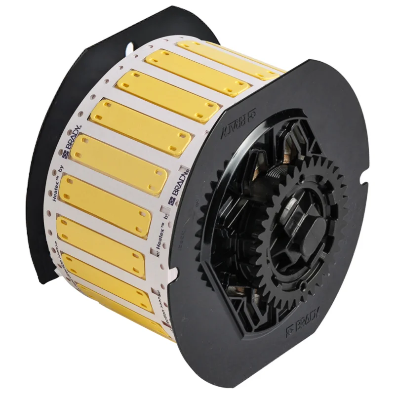 Brady - Algemene draad- en kabelcodering - Heatex-kabelmerkers voor BBP33/i3300-printers - B33-7515-7643-YL - 195559 - 86195559 Korting