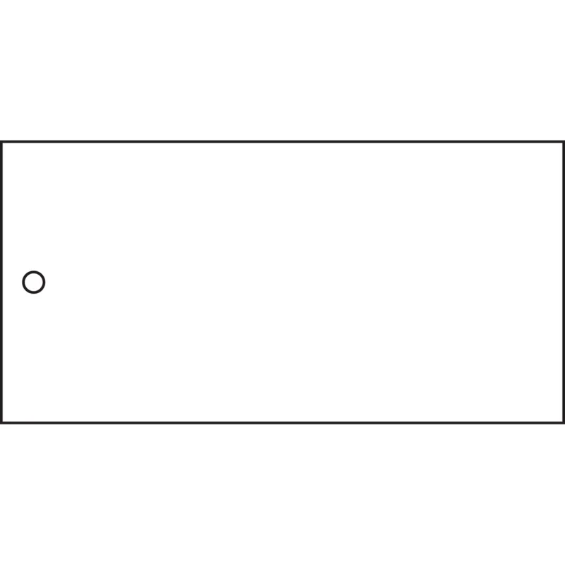 Brady - Tags (Labels & tags) - Werkorderlabels - TAG-F-BLANCO WIT-75X150MM - 230390 - 86230390 Direct Verzonden