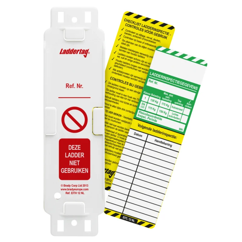 Brady - Tags (Labels & tags) - Laddertag-kit - LAD-NL-EITH-L12-A - 806712 - 86806712 Betrouwbaar