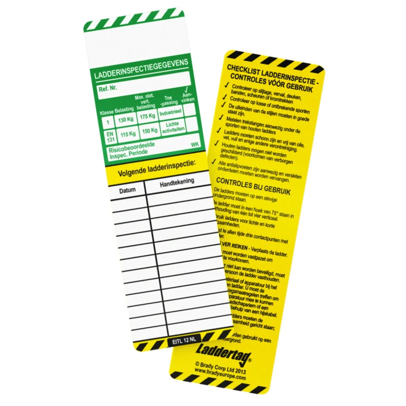 Brady - Tags (Labels & tags) - Ladders-insteekkaart - LAD-NL-EITL-12-10 - 806720 - 86806720 Superprijs