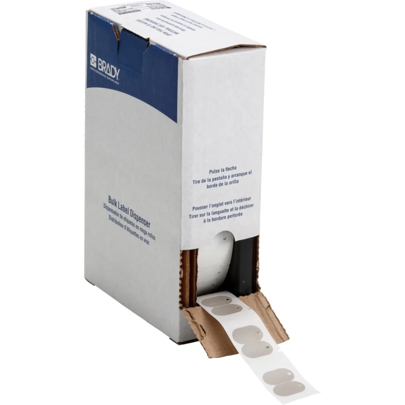 Brady - Algemene identificatie - Ovale tags voor M710 en BMP71 - BM7-111-145-GY - 174415 - 87174415 Fabrieksprijs