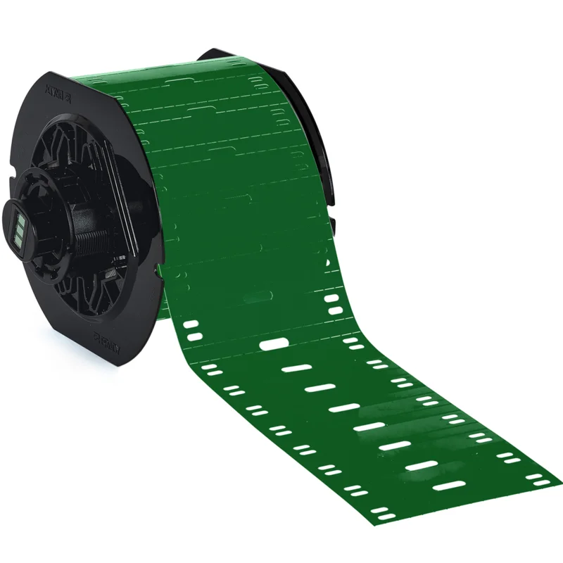 Brady - Algemene draad- en kabelcodering - Polyester kabeltag voor BBP33/i3300-printers - B33-60x10-7598-GN - 197541 - 87197541 Finale Uitverkoop