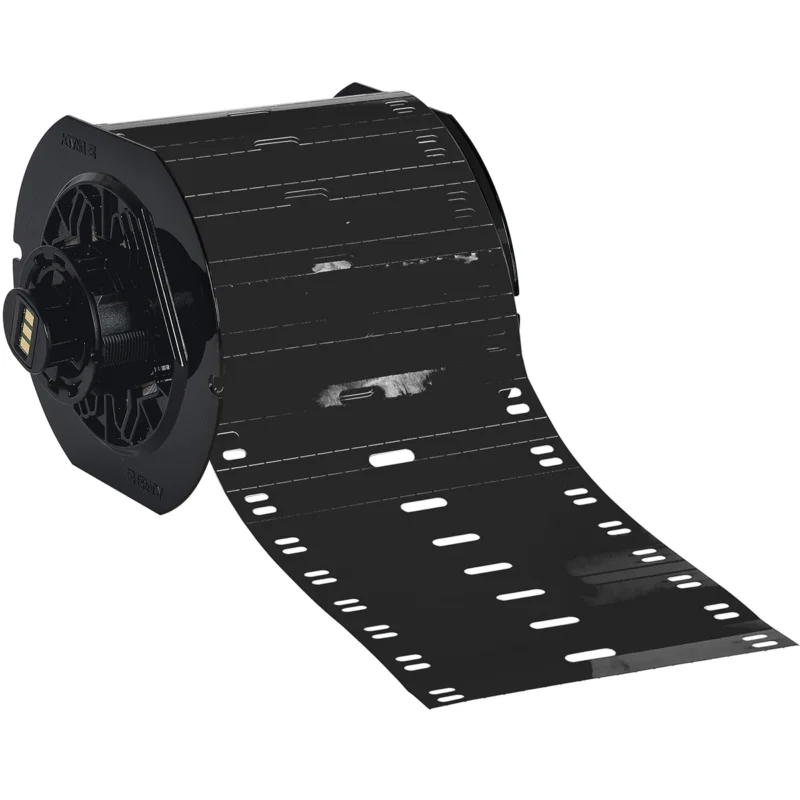 Brady - Algemene draad- en kabelcodering - Polyester kabeltag voor BBP33/i3300-printers - B33-75x10-7598-BK - 197551 - 87197551 Rechtstreeks Van De Fabrikant