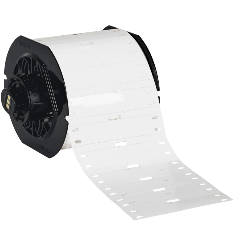 Brady - Algemene draad- en kabelcodering - Polyester kabeltag voor BBP33/i3300-printers - B33-75x15-7598-WT - 197553 - 87197553 Gratis Retour